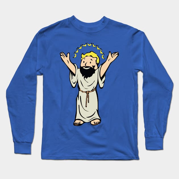 Fallout 4 vault boy LifeGiver Long Sleeve T-Shirt by YourStyleB